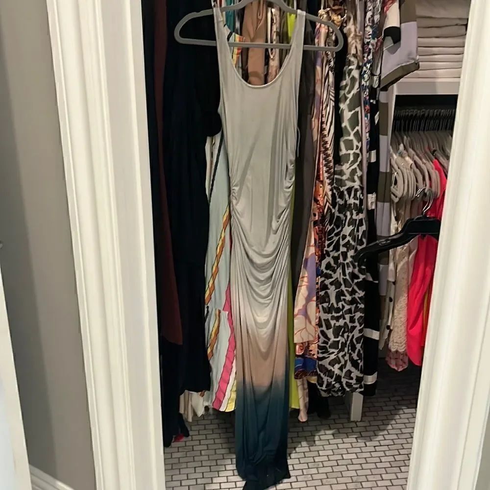Vici long ombré tye die maxi dress sz S